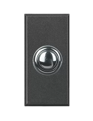 Bticino Axolute – Knopf 1p Nr. 10a dunkler Stil HY4005